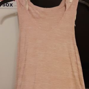 Blush shirt with hoodie